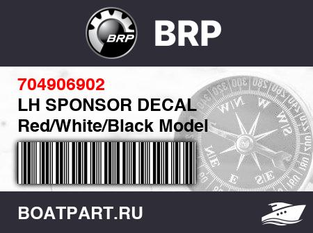 Изображение товара LH SPONSOR DECAL Red/White/Black Model