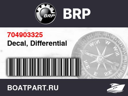 Изображение товара Decal, Differential