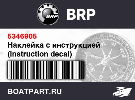 Изображение товара Наклейка с инструкцией (Instruction decal)