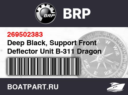 Изображение товара Deep Black, Support Front Deflector Unit B-311 Dragon Red