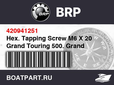 Изображение товара Hex. Tapping Screw M6 X 20 Grand Touring 500. Grand Touring 600. Grand Touring 700.