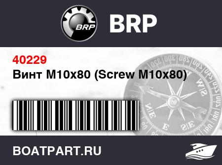 Изображение товара Винт M10x80 (Screw M10x80)