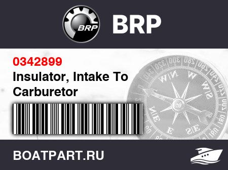 Изображение товара Insulator, Intake To Carburetor