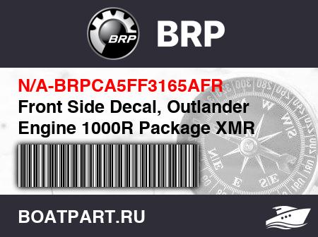 Изображение товара Front Side Decal, Outlander Engine 1000R Package XMR Sunburst Yellow Models