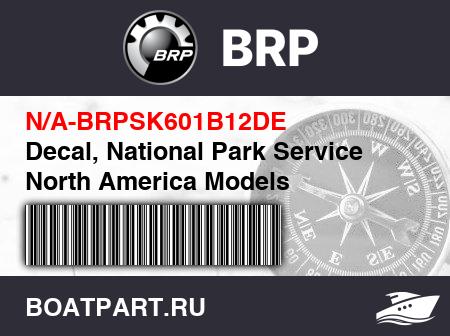 Изображение товара Decal, National Park Service North America Models