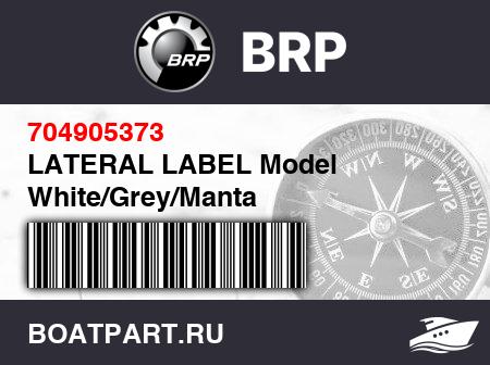 Изображение товара LATERAL LABEL Model White/Grey/Manta