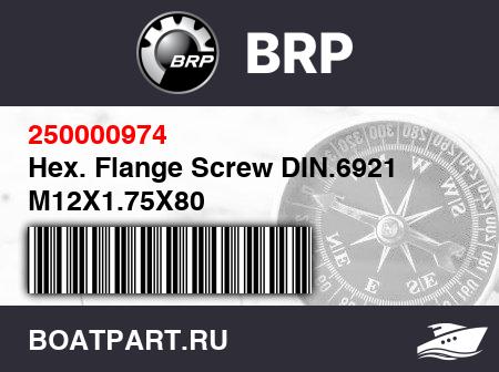 Изображение товара Hex. Flange Screw DIN.6921 M12X1.75X80