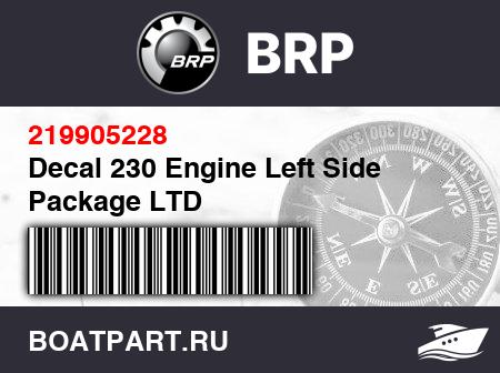 Изображение товара Decal 230 Engine Left Side Package LTD