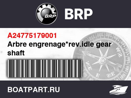 Изображение товара Arbre engrenage*rev.idle gear shaft