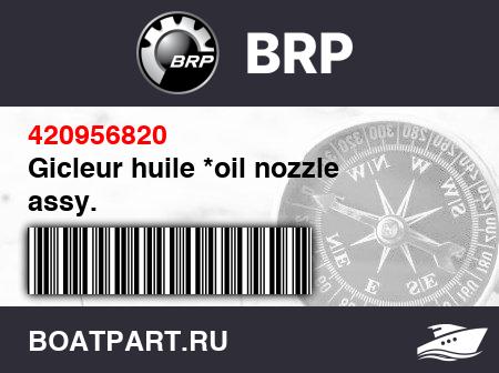 Изображение товара Gicleur huile *oil nozzle assy.