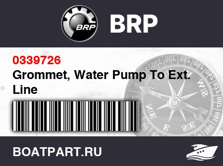 Изображение товара Grommet, Water Pump To Ext. Line
