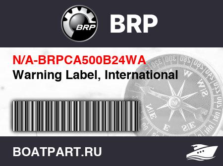 Изображение товара Warning Label, International