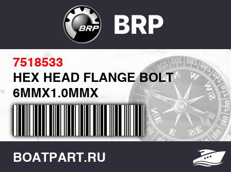 Изображение товара HEX HEAD FLANGE BOLT 6MMX1.0MMX