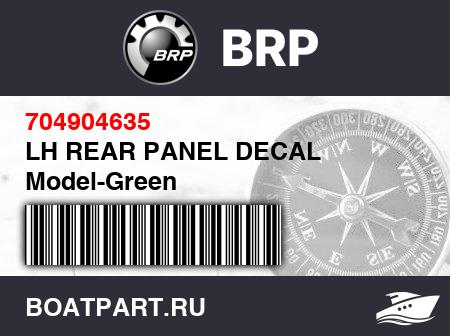 Изображение товара LH REAR PANEL DECAL Model-Green