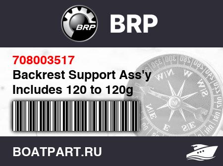 Изображение товара Backrest Support Ass'y Includes 120 to 120g