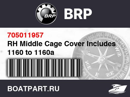 Изображение товара RH Middle Cage Cover Includes 1160 to 1160a