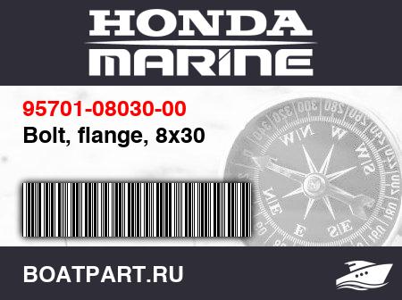 Изображение товара Bolt, flange, 8x30