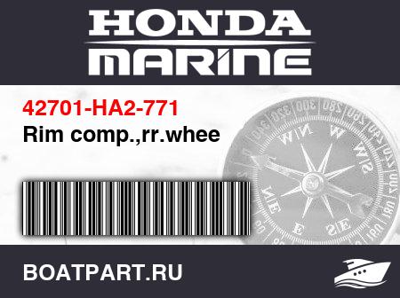 Изображение товара Rim comp.,rr.whee