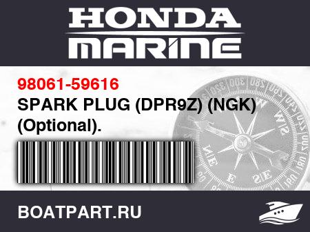 Изображение товара SPARK PLUG (DPR9Z) (NGK) (Optional).
