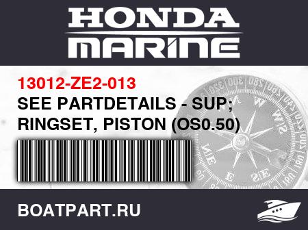 Изображение товара SEE PARTDETAILS - SUP; RINGSET, PISTON (OS0.50)
