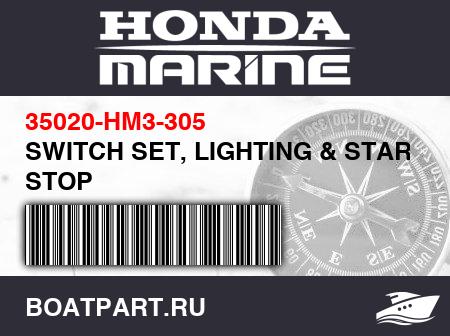 Изображение товара SWITCH SET, LIGHTING & STARTER STOP