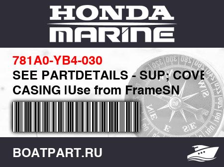 Изображение товара SEE PARTDETAILS - SUP; COVER, CASING |Use from FrameSN 1733505.