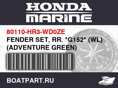 Изображение товара FENDER SET, RR. *G152* (WL) (ADVENTURE GREEN)