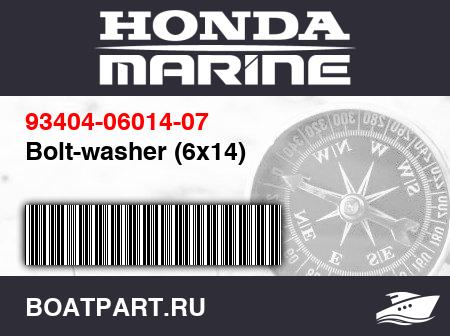 Изображение товара Bolt-washer (6x14)