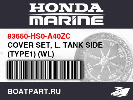 Изображение товара COVER SET, L. TANK SIDE (TYPE1) (WL)