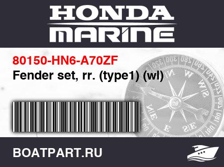 Изображение товара Fender set, rr. (type1) (wl)