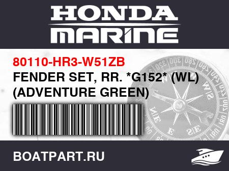 Изображение товара FENDER SET, RR. *G152* (WL) (ADVENTURE GREEN)