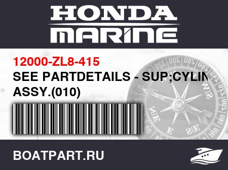 Изображение товара SEE PARTDETAILS - SUP;CYLINDER ASSY.(010)
