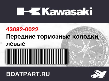 Изображение товара Передние тормозные колодки, левые