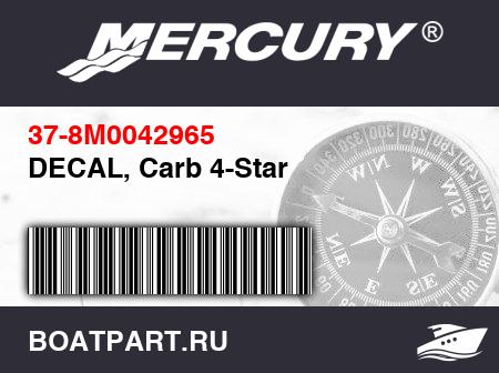 Изображение товара DECAL, Carb 4-Star