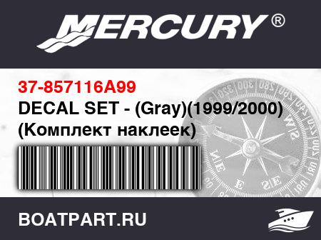 Изображение товара DECAL SET - (Gray)(1999/2000)  (Комплект наклеек)