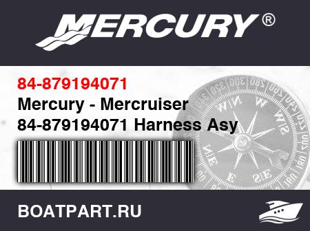 Изображение товара Mercury - Mercruiser 84-879194071 Harness Asy