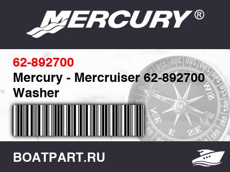 Изображение товара Mercury - Mercruiser 62-892700 Washer