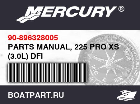 Изображение товара PARTS MANUAL, 225 PRO XS (3.0L) DFI