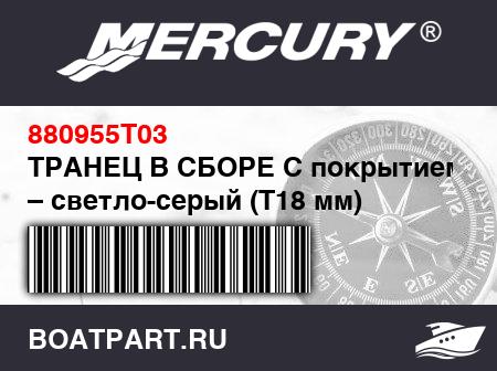 Изображение товара ТРАНЕЦ В СБОРЕ С покрытием ПВХ – светло-серый (Т18 мм)
                                        (- 200 Model)