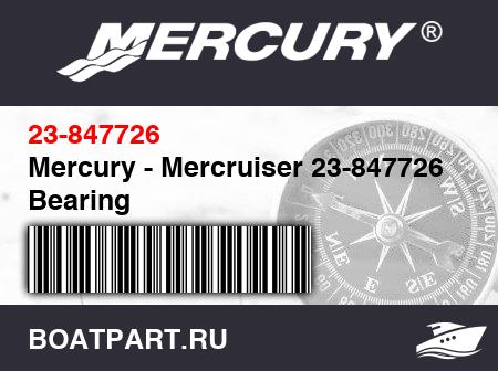 Изображение товара Mercury - Mercruiser 23-847726 Bearing