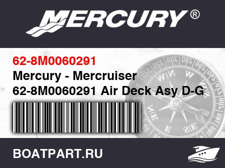 Изображение товара Mercury - Mercruiser 62-8M0060291 Air Deck Asy D-Gr