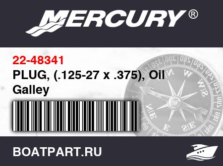 Изображение товара PLUG, (.125-27 x .375), Oil Galley
