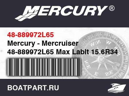 Изображение товара Mercury - Mercruiser 48-889972L65 Max Lablt 15.6R34