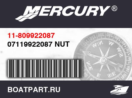 Изображение товара 07119922087 NUT