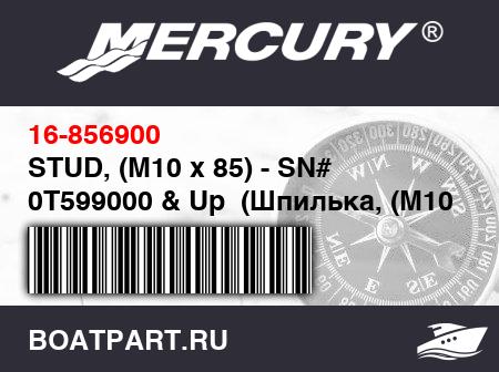 Изображение товара STUD, (M10 x 85) - SN# 0T599000 & Up  (Шпилька, (M10 x 85))
