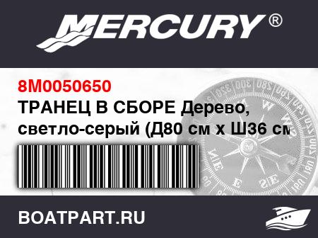 Изображение товара ТРАНЕЦ В СБОРЕ Дерево, светло-серый (Д80 см x Ш36 см x Т18 мм)
                                        (- 240 Model (2010))