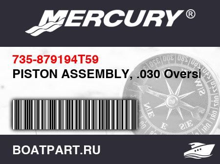 Изображение товара PISTON ASSEMBLY, .030 Oversize