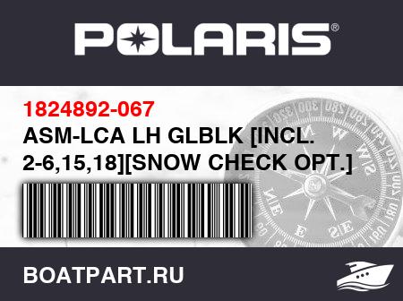Изображение товара ASM-LCA LH GLBLK [INCL. 2-6,15,18][SNOW CHECK OPT.]