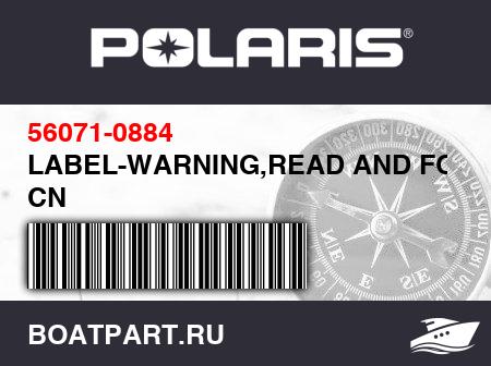 Изображение товара LABEL-WARNING,READ AND FOLLOW CN
