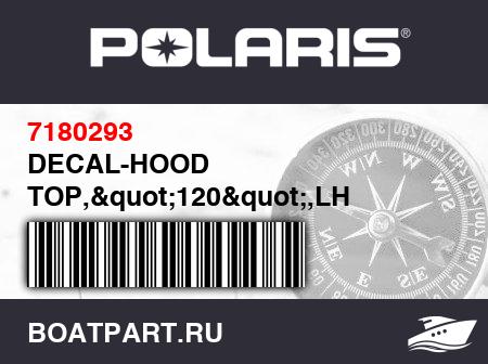 Изображение товара DECAL-HOOD TOP,"120",LH